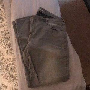 Grey rockstar jeans